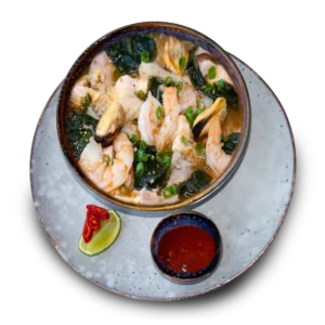 Spicy Seafood Miso Soup